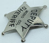 Great Old 1910s-1920s Mono Co CA Deputy Sheriff 6 pt Star Badge by L.A.Rubber Stamp