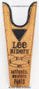 Great Vintage 1960s Lee Riders Blue Jeans Adv Boot Jack in Wood w/Leather & Rubber