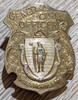 Beautiful 1930s MA General Court Officer Gold front Badge by Spencer