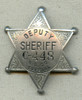 1930s Cross Border Badge Group of San Diego Deputy Constable Deputy Sheriff & Policeman Manuel Smith