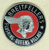 Awesome 1950s Pontiac Dealership Car Badge From Breitfeller's Flushing Queens Village
