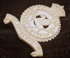 Stunning Ca 1944 200 Squadron RAF Royal Air Force Indian Made Badge Hand Carved in Ivory