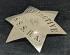 Wonderful Old Ca 1890s S.S.S.D.A. Detective 6 pt Star Badge with All seeing Eye