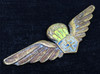 Ext Rare Ca 1942 North African Made Free French Paratrooper Wing