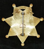 Stunning Ca 1950 Alameda Co CA Deputy Sheriff Badge, Named and with Engraved Embellishments