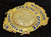 Stunning 1930s Gold Front Contra Costa Co CA Sheriff's Office Investigator Badge by Ed Jones