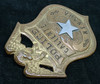 Great Old 1910s-1920s Caliente Nevada Police Badge by Salt Lake Stamp Co