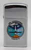 Rare 1971 USS Ticonderoga Apollo 16 Recovery Team Slim Zippo Lighter Near Mint Unfired