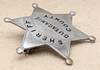 Great Old 1890s Full Sheriff 6 pt Star Badge from Outagamie Co Wisconsin