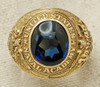 Beautiful & Poignant 14K USNA Annapolis 1945 Class Ring of KIA Ensign Eugene S Captain