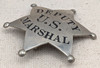 Beautiful Old West 1880s - 1890s Deputy US Marshal 6 point Star Badge Probably Sachs-Lawlor