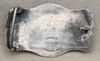 Great 1955 Sterling Silver Plumas Co CA Sheriff's Posse Buckle of Captain RM by Irvine & Jachens