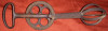 The Original, Classic Dover Egg Beater from 1870 in Cast Iron, Steel & Wood