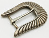 Beautiful Vintage Large Heavy 3 - Piece Ranger Belt Buckle Set by Douglas Magnus Santa Fe