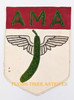 Incredibly Rare WWII ACFC ATC Flying Green Banana's Grouping with Vintage Chit and many Rare Patches
