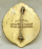 Unusual Gold Plated 1930s Los Angeles Police Special Officer Badge #954