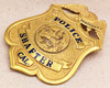 Beautiful Old 1930s-1940s Shafter CA Police Sergeant Badge by LAS&S on old LARSC DIE