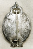 Rare Late WWI Imperial Prussian Observer Badge by Meybauer in Silvered Tombak