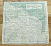 Rare WWII USAAF 5th Air Force Pacific Cloth Escape Map of New Guinea from 1943