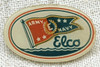 Rare Late ELCO Electric Boat Co E for Excellence 5th Award War Production Lapel Pin