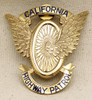 Beautiful 1995 CHP California Highway Patrol Hat Badge by SUN