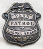 Lovely Old Sterling Silver 1930s-40s Laguna Beach CA Park Patrol Badge #3 by Entenmann