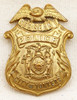 Wonderful Ca 1902 Yonkers NY 2nd Issue 2nd Type Police Sergeant Jacket & Hat Badge Set