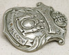 Beautiful Ca 1899 Yonkers NY Police Patrolman 2nd Issue Badge #46 1st Run Maker Marked S.A. French
