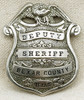 Beautiful 1900s-1910s Bexar County Texas Deputy Sheriff Badge