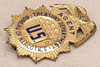 Stunning Example 1930s-1940s US Treasury Dept Bureau of Narcotics Agent Badge #56