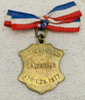 Rare 1917 USS New Mexico BB-40 Launching Medal with Original Ribbon