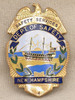 Rare Early 1960s NH Dept of Safety Division of Safety Service Badge #4