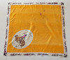 Beautiful 1910s Silk Cowboy Neckerchief The Round Up Let Er Buck with Bronco Rider