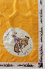 Beautiful 1910s Silk Cowboy Neckerchief The Round Up Let Er Buck with Bronco Rider
