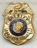 Ca 1960 Hampden County MA Deputy Sheriff Badge by Blackinton