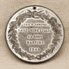 Ext Rare 1844 Martyrs of Italian Independence PORTABLE Medal in Silvered White Metal