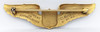 Ext Rare WWII Civilian Pilot Instructor Wing Presented by C. C. Moseley to Famous Actor George Brent