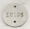 Rare Late 1920's United State Dept of the Interior #'d Aluminum Navajo Census Tag / ID Tag