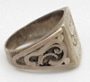Wonderful 1943 ALGER Algeria North Africa GI Souvenir Ring in Silver Overlay size 8.5