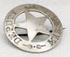 Wonderful Old West 1880s Deputy Marshal mid-sized Circle Star Badge