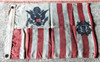 Great "Salty" WWII US Coast Guard USCG Ensign No. 5 with Period End Repair