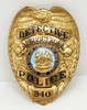 Nice ca 1990 Albuquerque NM Police Detective Shirt or Wallet Badge #340 by Entenmann Rovin