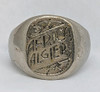 Great Early WWII US GI Souvenir Ring From Algiers Africa Sz 9.5