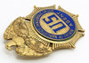 Great Early 1970s US DOJ Bureau of Narcotics & Dangerous Drugs Agent Badge #35214 by Blackinton