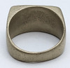 Iconic WWII Italian Made US GI Souvenir Ring 1944 NAPLES sz 7-3/4