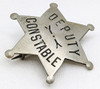 Great Old West 1880s - 1890s "Stock" Deputy Constable 6-pt Star Badge by  Kansas City Maker