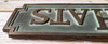 Wonderful Ca 1900 Stetson Hats Brass Stand-up Sign