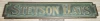 Wonderful Ca 1900 Stetson Hats Brass Stand-up Sign