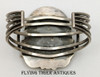 Beautiful 1970s Navajo Silver & Pink MOP Bracelet by Martha Smiley