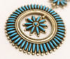 Incredible Large Vintage Zuni Needlepoint Necklace